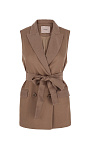 TWINSET: Жилет с поясом