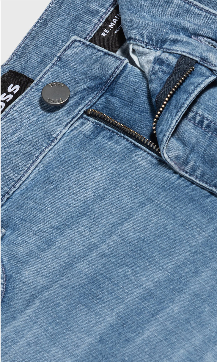 HUGO BOSS: Прямые джинсы