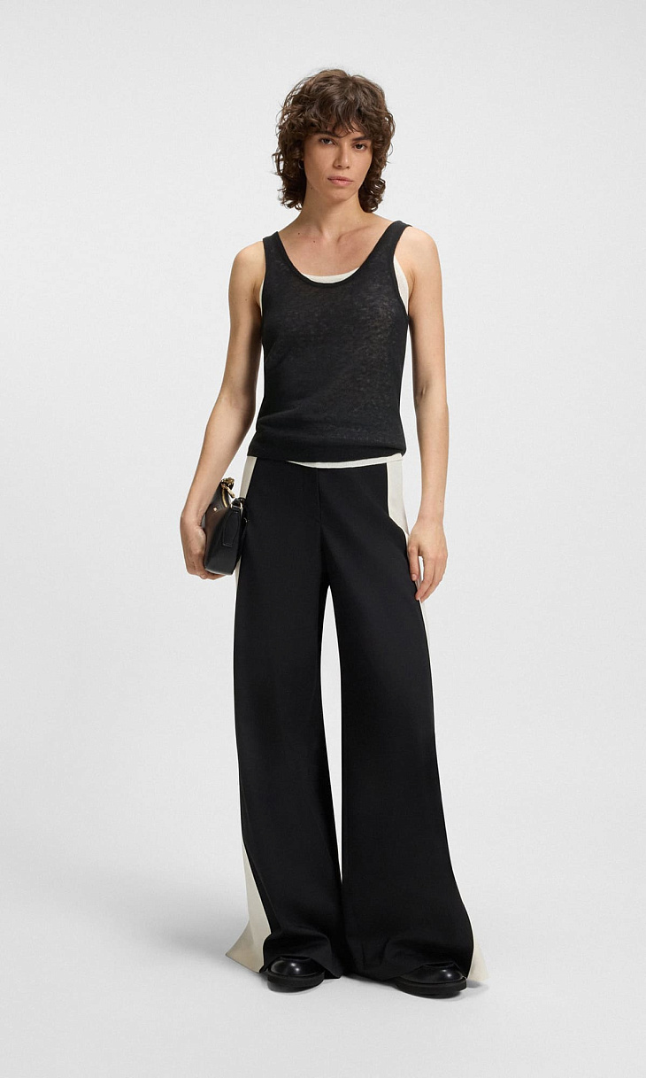 HUGO BOSS: Двухслойный топ