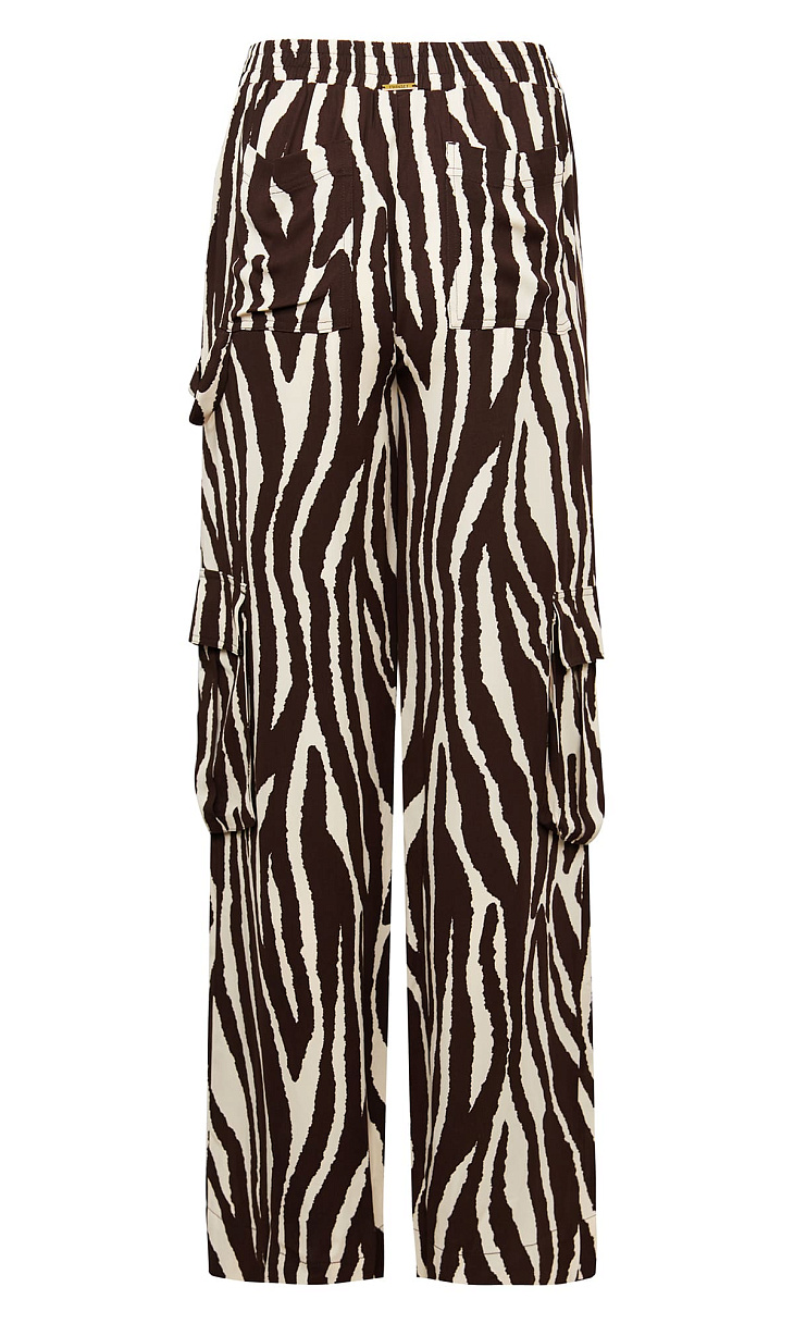 TWINSET: Брюки-карго с принтом