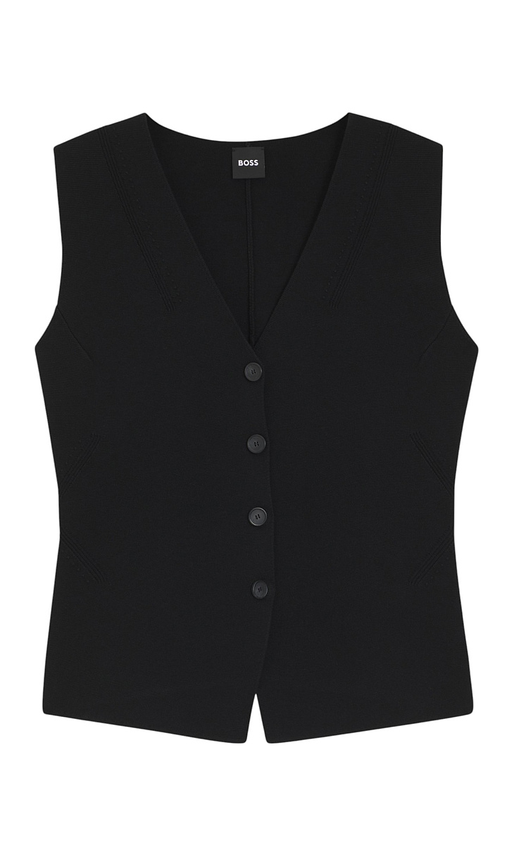 HUGO BOSS: Жилет из вискозы