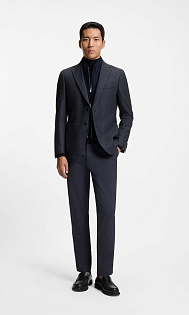 Куртка из шерсти со вставкой