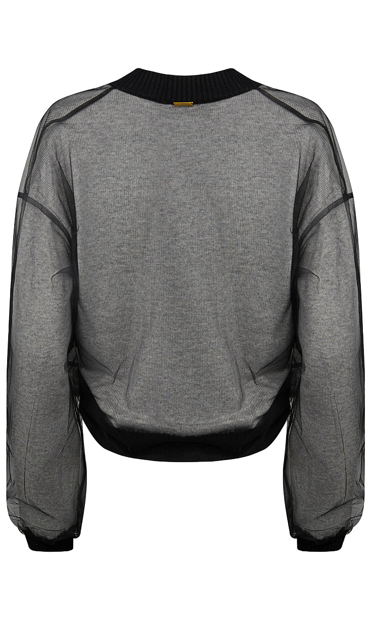 TWINSET: Кардиган с тюлем