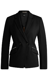 Пиджак с карманами на молнии