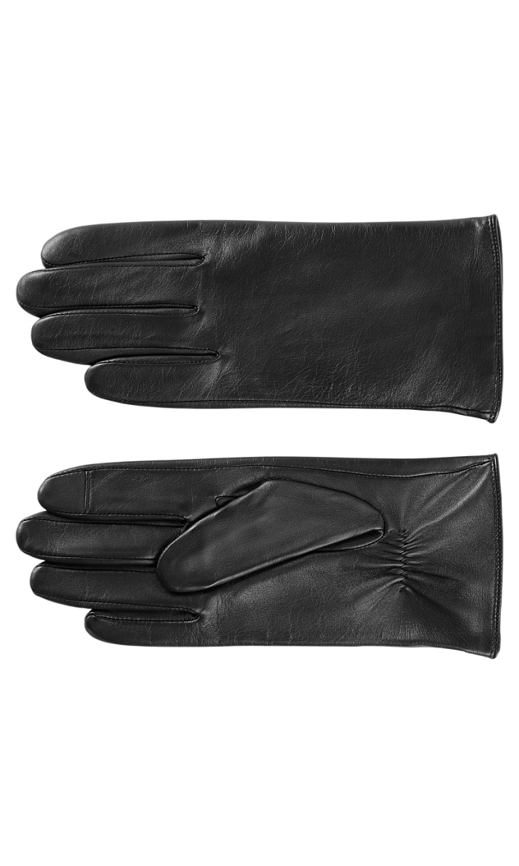 HUGO BOSS: Кожаные перчатки