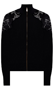 Толстовка с кружевом