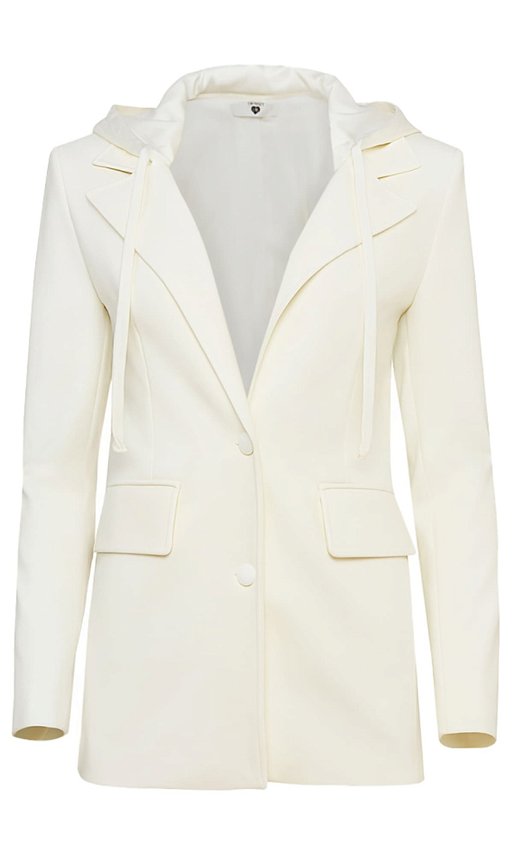 TWINSET: Пиджак с капюшоном