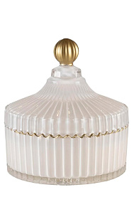 Ароматическая свеча Silk Flower в белом стакане, 250 г