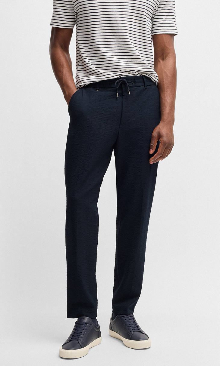 HUGO BOSS: Брюки с завязками