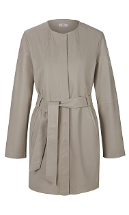 Пальто с поясом