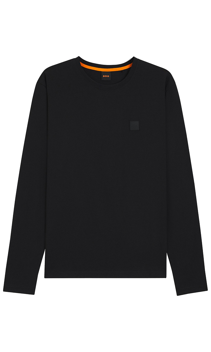 HUGO BOSS: Лонгслив с логотипом