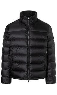 Пуховик с воротником-стойкой