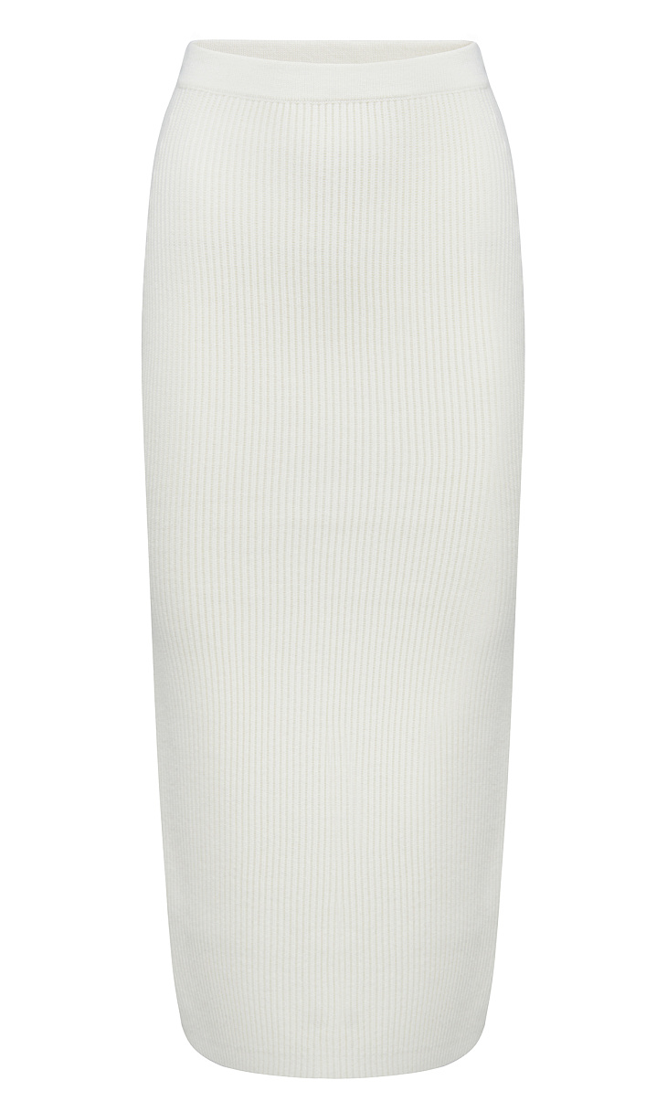 TWINSET: Юбка миди в рубчик