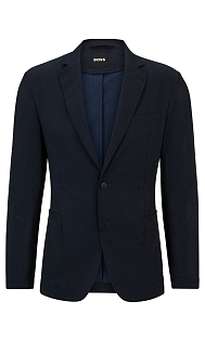 Пиджак с накладными карманами