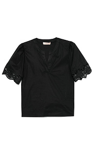 Блуза с кружевом