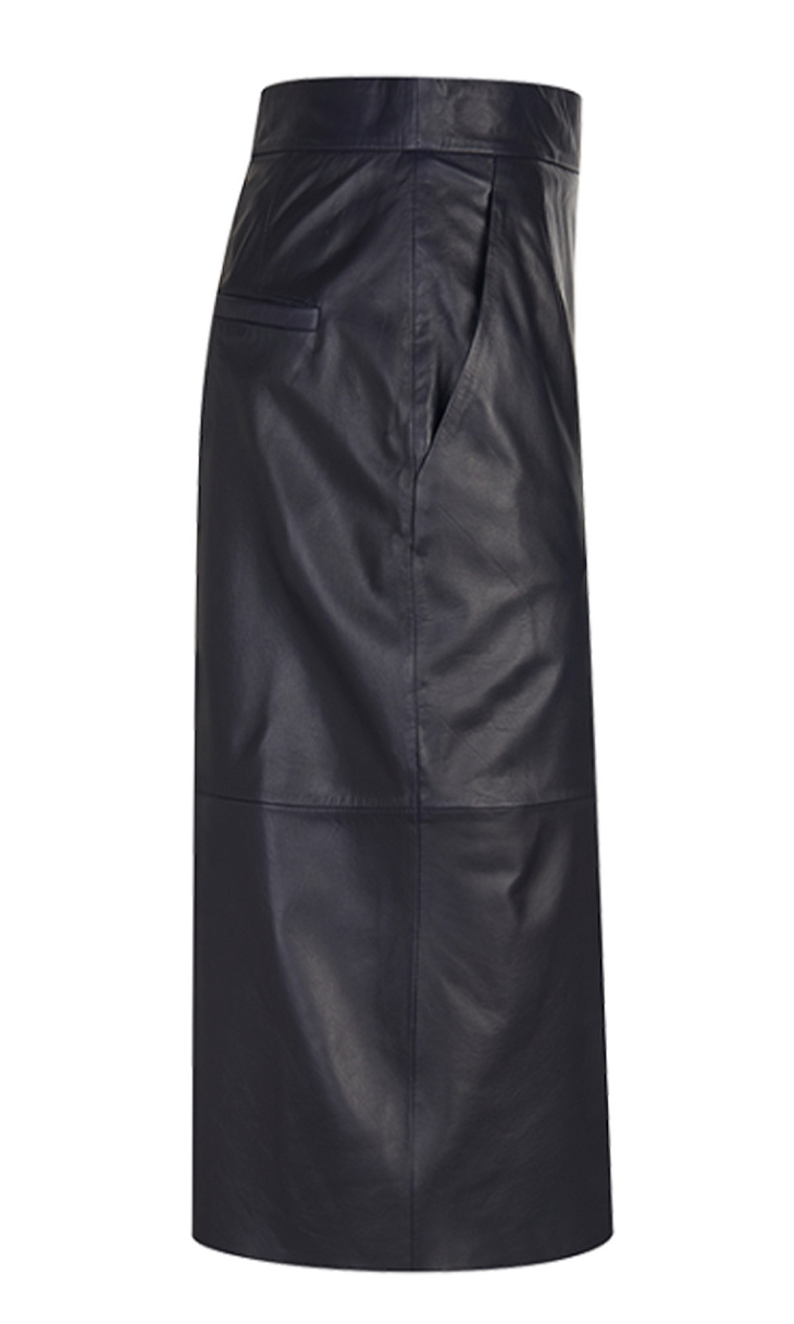 RIANI: Юбка из кожи