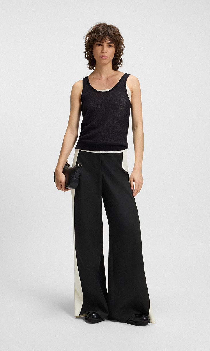 HUGO BOSS: Брюки в стиле колор-блок