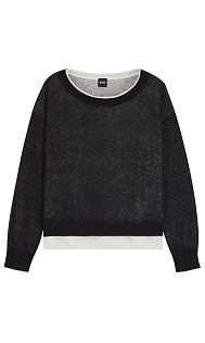 Двухслойный пуловер