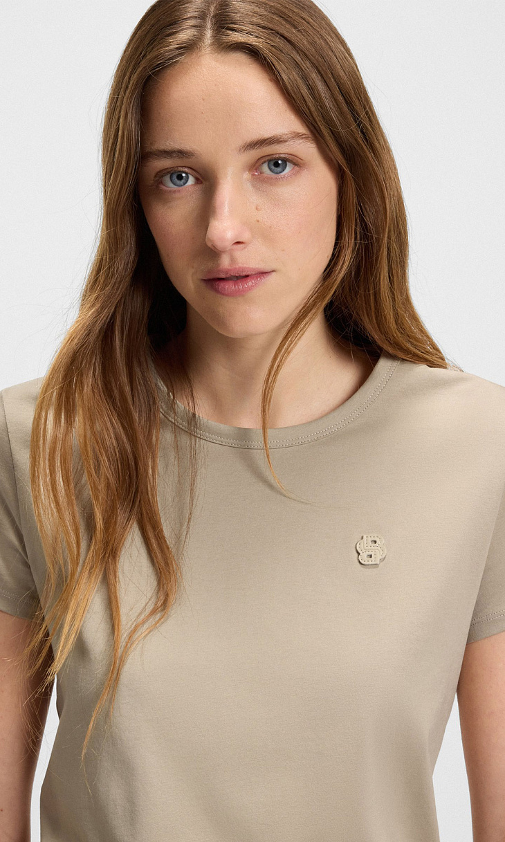 HUGO BOSS: Футболка из хлопка