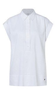 Блуза из льна и вискозы