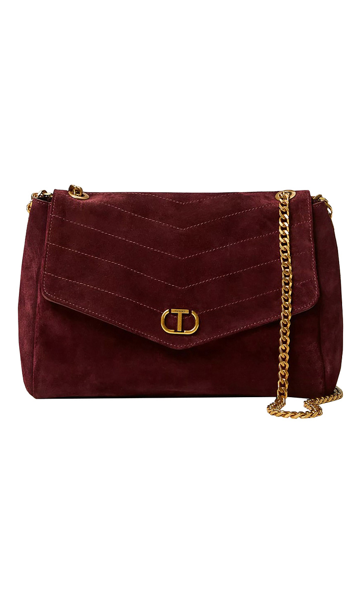 TWINSET: Сумка из замши