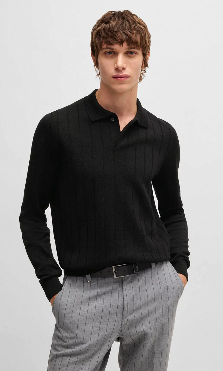 HUGO BOSS: Поло из шерсти