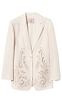 TWINSET: Пиджак с вышивкой