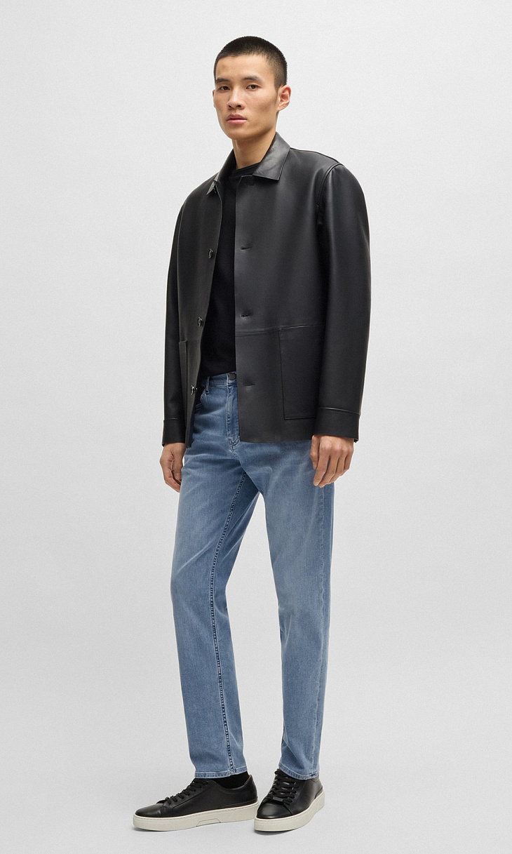 HUGO BOSS: Прямые джинсы