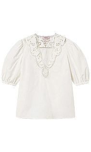 Блуза с английской вышивкой