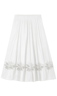Юбка с вышивкой