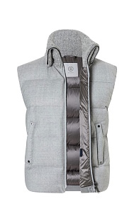 Пуховой жилет из шерсти