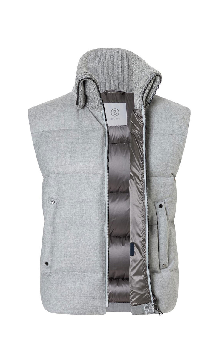 BOGNER: Пуховой жилет из шерсти