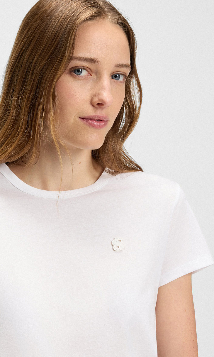 HUGO BOSS: Футболка из хлопка