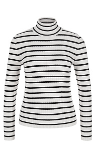 Пуловер в полоску