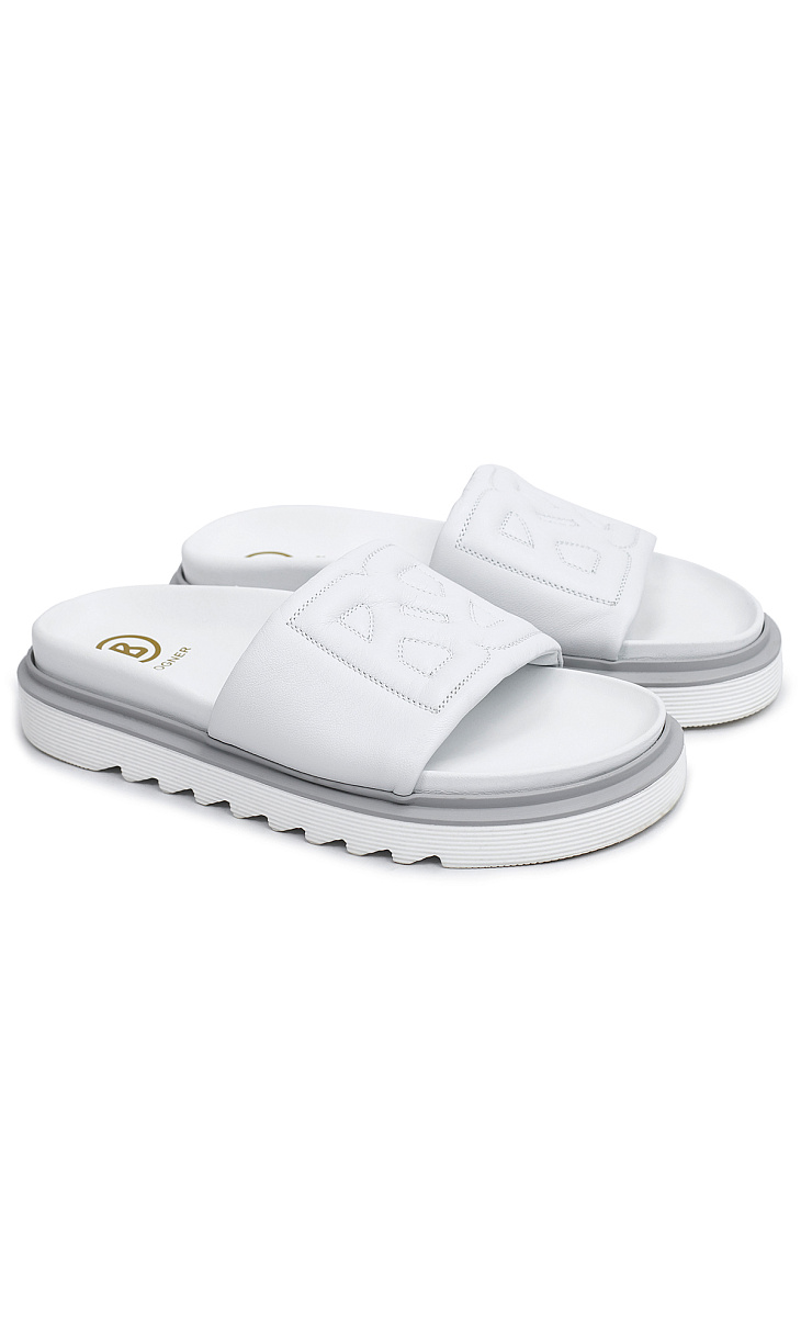 BOGNER: Шлепанцы из кожи