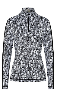 Лонгслив с молнией