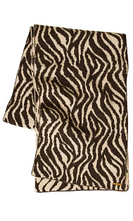 Вязаный шарф с принтом