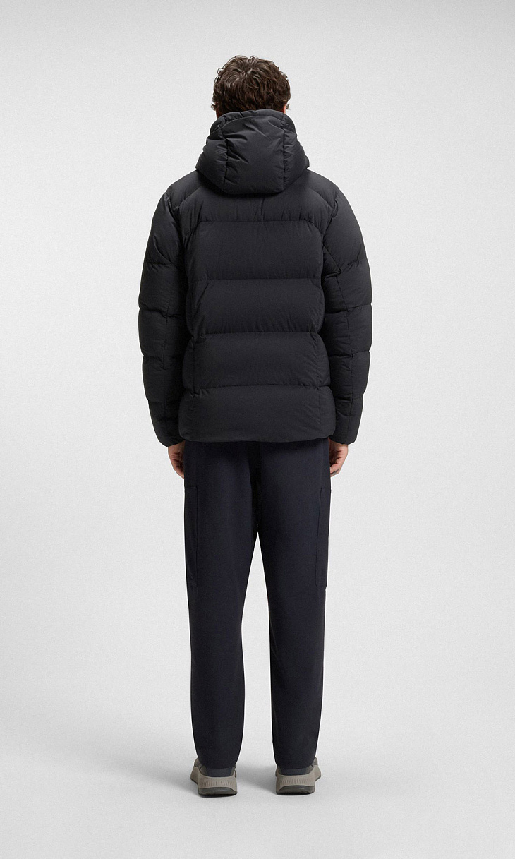 HUGO BOSS: Куртка стеганая с капюшоном