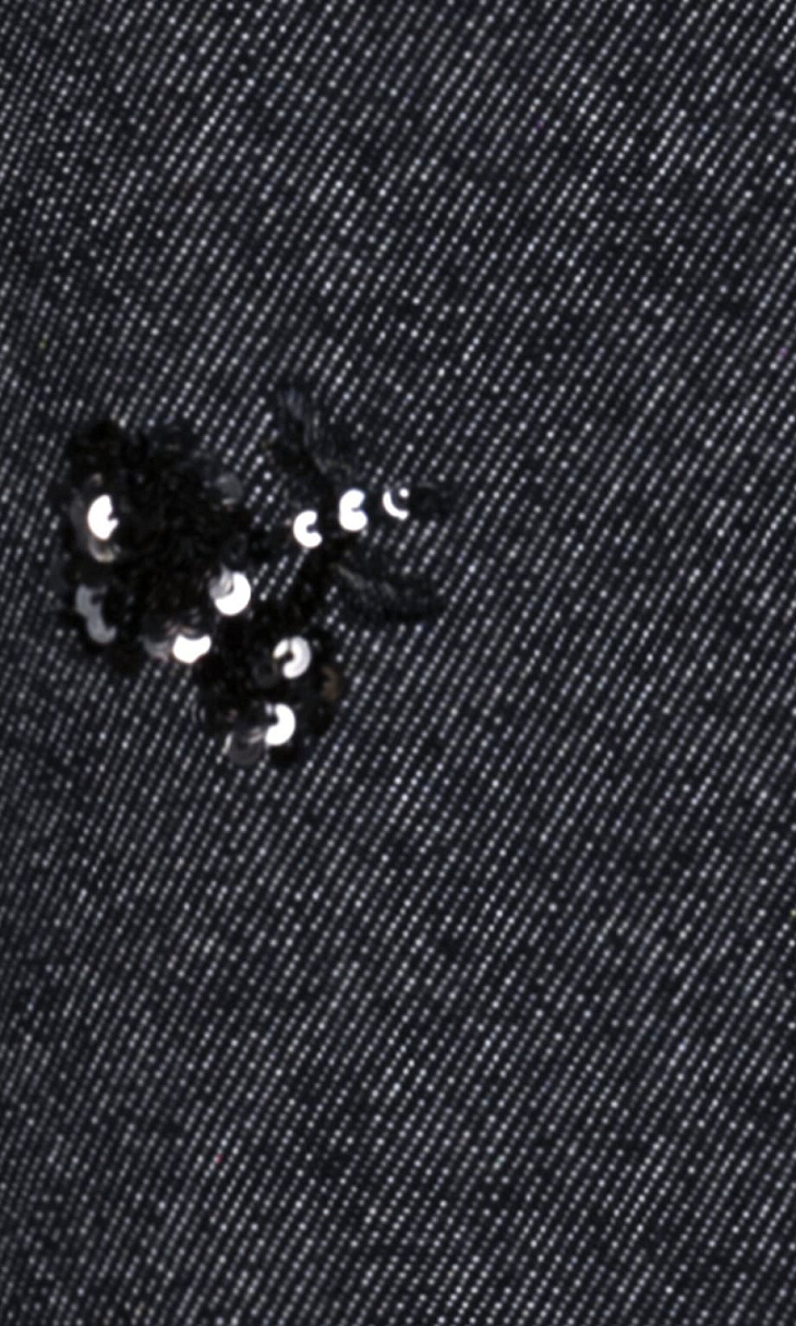 LUISA CERANO: Джинсовая рубашка с пайетками