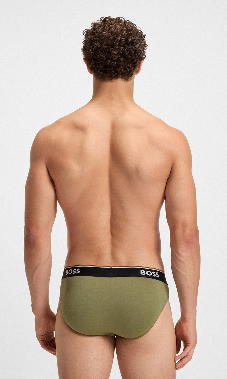 HUGO BOSS: Комплект трусов из хлопка