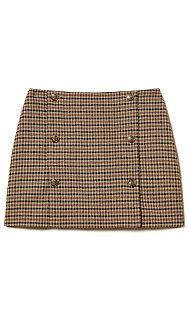Юбка мини из шерсти