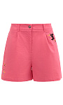 TWINSET: Шорты из льна с вышивкой