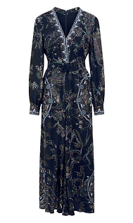 Платье с принтом