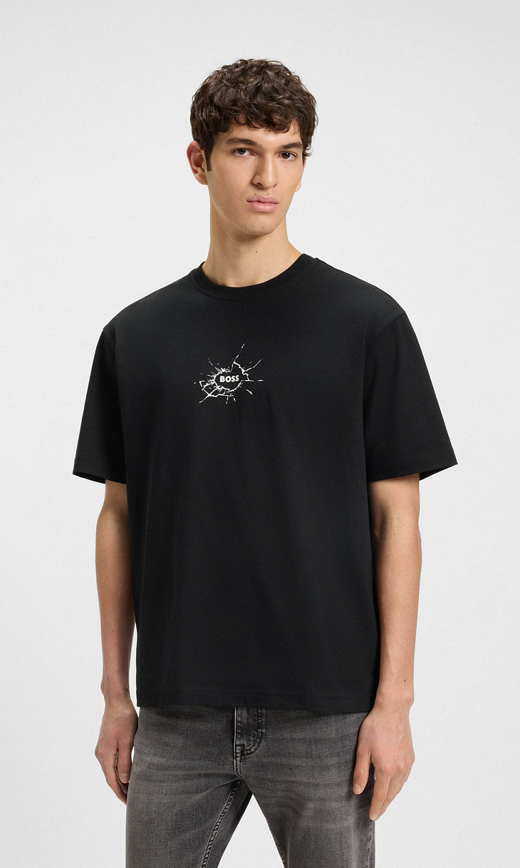 HUGO BOSS: Футболка с логотипом