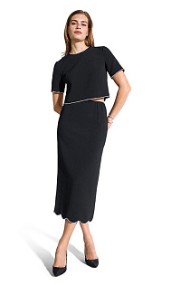 Юбка со стразами