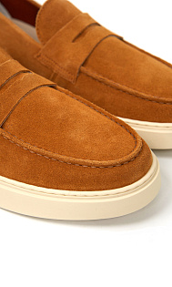 Слипоны из замши