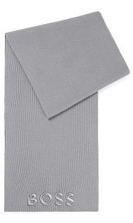 Шерстяной шарф с вышивкой