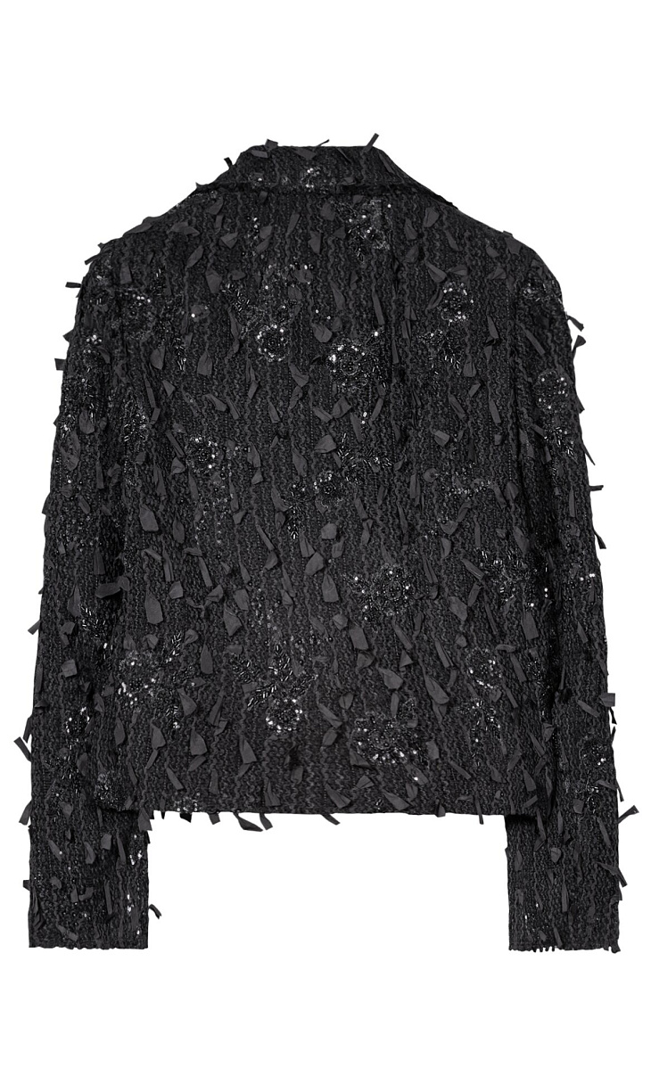 LUISA CERANO: Жакет с бисером и пайетками