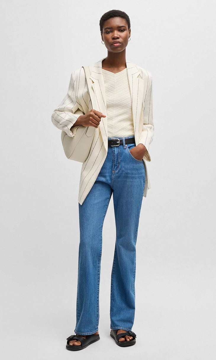 HUGO BOSS: Прямые джинсы