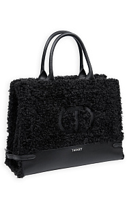 Сумка с искусственным мехом